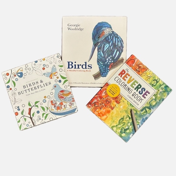 Coloring Books for Young Adults and Adults Lot of 3 Books - Picture 1 of 11